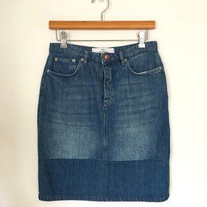 Denim Mini Skirt